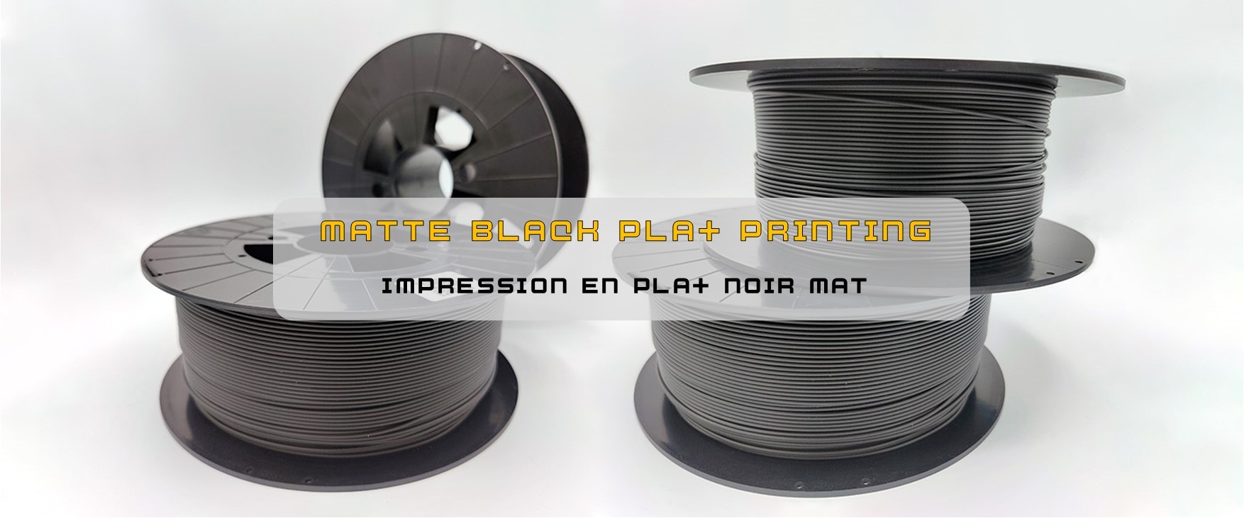 Impression en PLA + noir mat